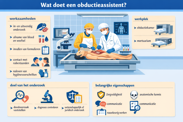 Alles over het beroep obductieassistent Wat doet een obductieassistent